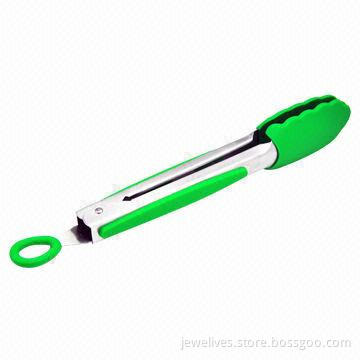 Kitchen tongs, made of silicone